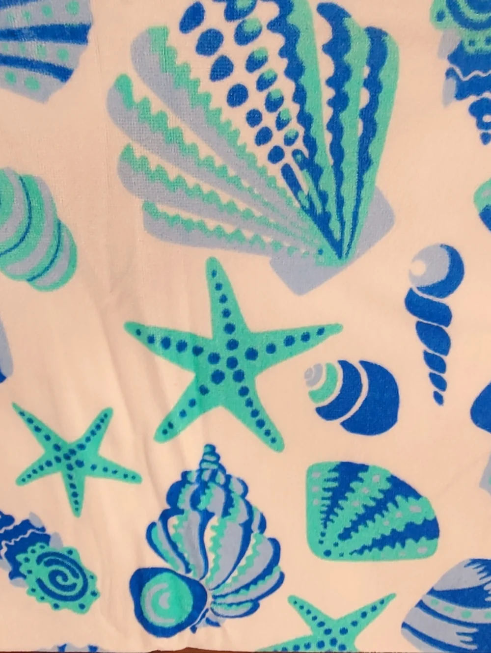 SCOUT Brand Pool BEACH TOWEL Blanket Bath Sheet Seashell Ocean Beach Seashore